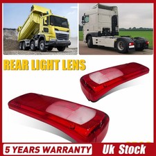 Pair Rear Bumper Reflector Tail Light Lens Cover For DAF  XF CF LF 95XF 2013+ UK