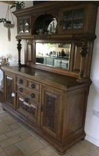 Antique Victorian Large Mirror