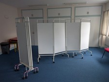 Medical Privacy Screen - White