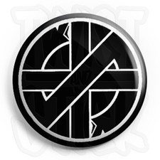 Crass - Symbol Logo - Button