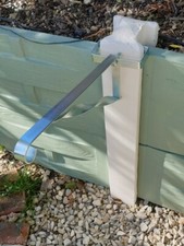 2x 330mm  HANGING BASKET BRACKETS FOR CONCRETE POSTs (80mm-110mm wide)42mm depth