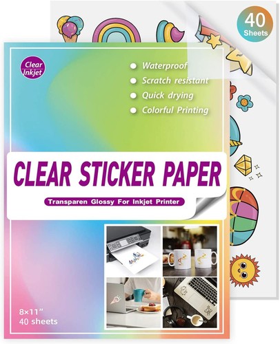 Clear printable vinyl for - printable,