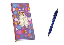 Winnie The Pooh, Eeyore Slim Diary 2026 + EXCLUSIVE LIMITED EDITION PEN