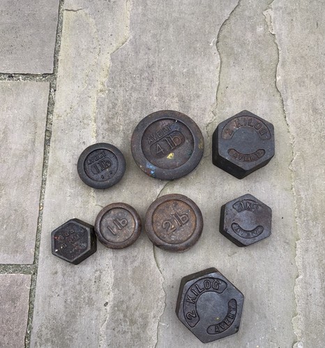 Vintage set cast iron mixed - vintage,