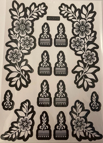 Henna stencils temporary - henna,