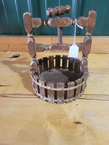 Vintage wooden wine press - vintage,
