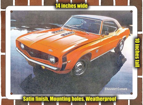 Metal sign 1969 chevrolet - -,