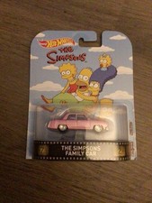 2017 Hot Wheels The Simpsons Family Car Real Riders Metal NEW!!