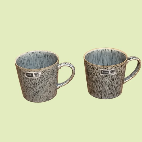 Denby halo speckle mugs - denby,