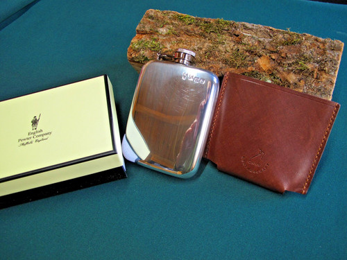 Sheffield pewter hip flask - sheffield,