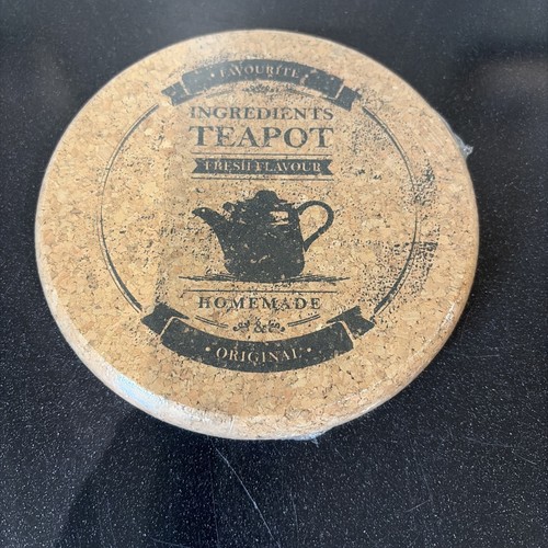 Cork teapot stand 15cm - cork,