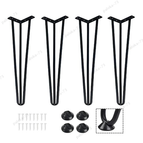 Premium hairpin table legs - 4x,