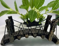 Fairy Garden resin arched Stone Suspension Bridge accessory Aquarium fish pond