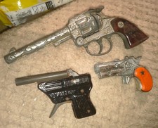 3 Vintage  Toy Cap /Guns-  toy