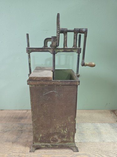 Antique butter churn 1907 the - antique,
