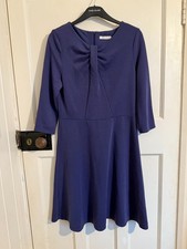 Kaliko Blue Fit & Flare Dress