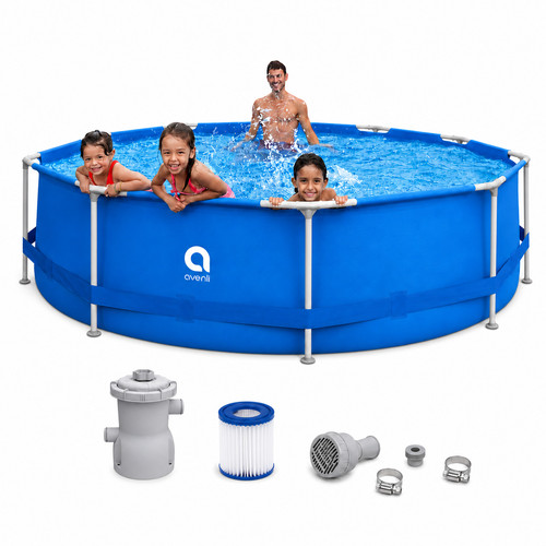 Frame pool round - round, garden