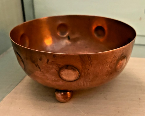 Antique arts crafts hammered - &,