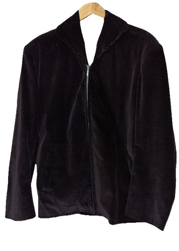 Vintage velvet jacket bomber - jacket,