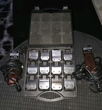 Oster 97 Two Corded Barber Hair Clippers With Detachable Blades In Case UK Plugs