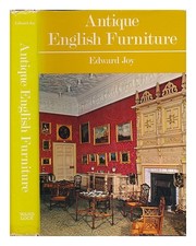 JOY, EDWARD THOMAS Antique English furniture 1972 First Edition Hardcover