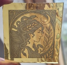 Stained glass Medusa piece