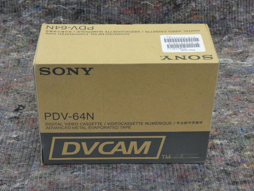 Single sony dvcam tape - single, pdv-dvn