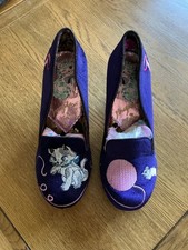 IRREGULAR CHOICE PURPLE FUZZY