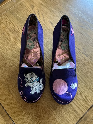Irregular choice purple fuzzy - purple,