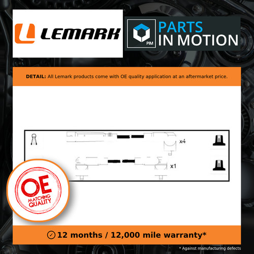 Leads ignition cables set - ignition,