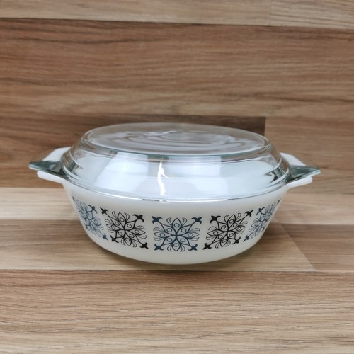 Vintage jaj pyrex white and - pyrex,