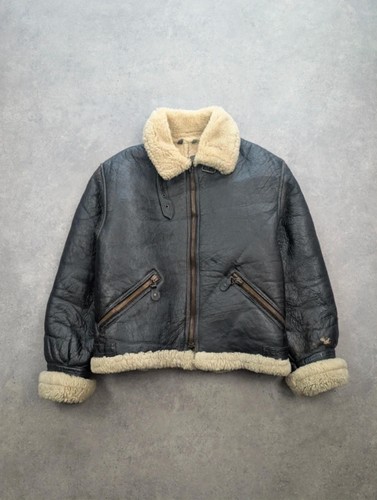 Vintage shearling jacket - shearling,
