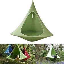 Kid Hammock Swing Chair Teepee Tree Garden Outdoor Hanging Hamaca UFO Shape Tent