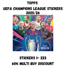 Topps UEFA Champions League 2025/26 25/26 - Single Stickers 1-223 - 60% Discount