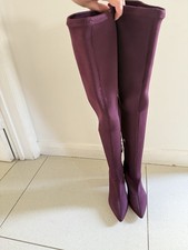 Purple Thigh High Boots  Inner
