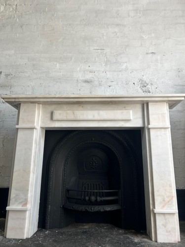 Marble fire surround - surround, cast