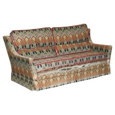 LIBERTY'S OF LONDON IANTHE UPHOLSTERED VINTAGE SOFA IN DISTRESSED CONDITION