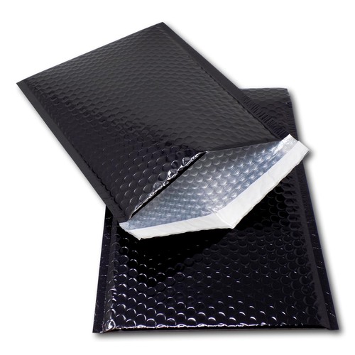 Black gift shiny metallic foil - gift,