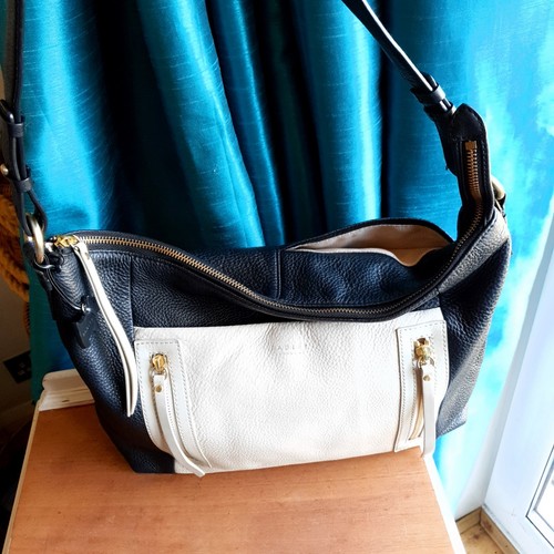 Radley hobo bag black beige - radley,