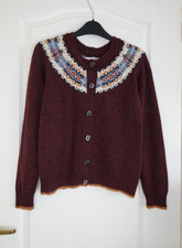Brora Fair Isle Wool Cardigan