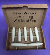 DEVON MINNOWS  WITH METAL FINS