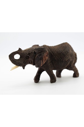 Hand carved wooden - carved, elephant