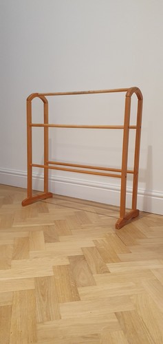 Antique pine towel rail - pine,