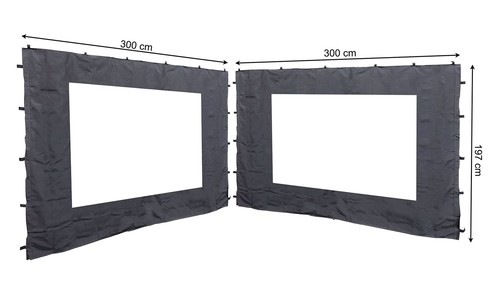 Side panels with - 2, window