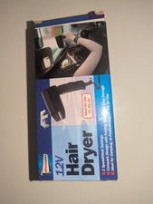 12V Portable Hair Dryer with Folding Handle for Car, Camping, and Festivals