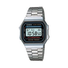 Casio A168W-1 Men’s Classic Digital Watch Stainless Steel Illuminator