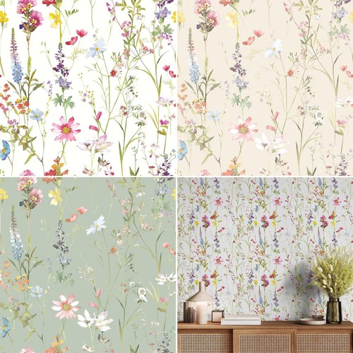 Floral wallpaper vintage - wallpaper,