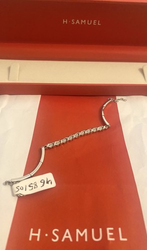 Sterling silver 10ct diamond - silver,