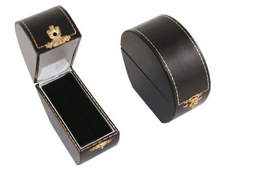 Jewellers black leatherette - jewellers,