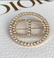 CD Crystal Embellished Gold